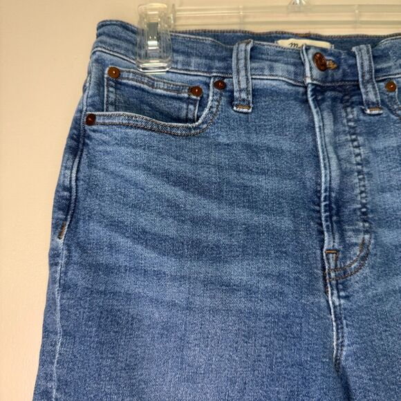 MADEWELL women's size 27 The Perfect Vintage finney wash high rise tapered Jeans - Picture 6 of 16